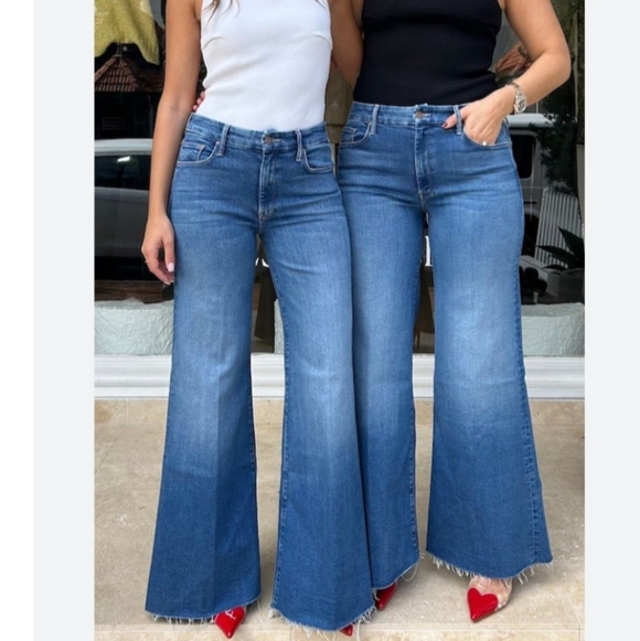 MOTHER Denim - MOTHER The Roller Fray In Work Hard Play Hard 31 NWT